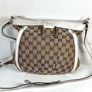 Gucci Abbey GG Canvas D Ring Crossbody Bag Y2K